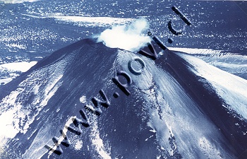 1963 · erupción estromboliana. Colada de lava al SW