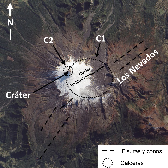 Imagen satelital Villarrica · NASA ALI · EO-1